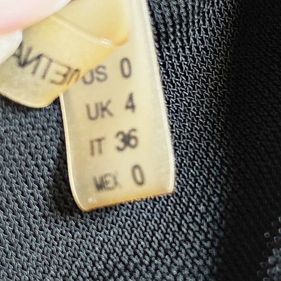 ELIE TAHARI Drayla Elegant Mixed Media Sheath Dress, Size 0 - Picture 9 of 12